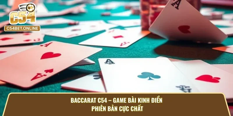 Tổng quan về game bài Baccarat C54 vạn người mê